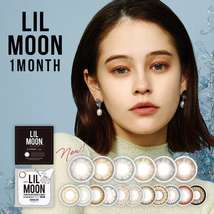 LIL MOON 1Month Contact Lenses-Flamingo 1pc