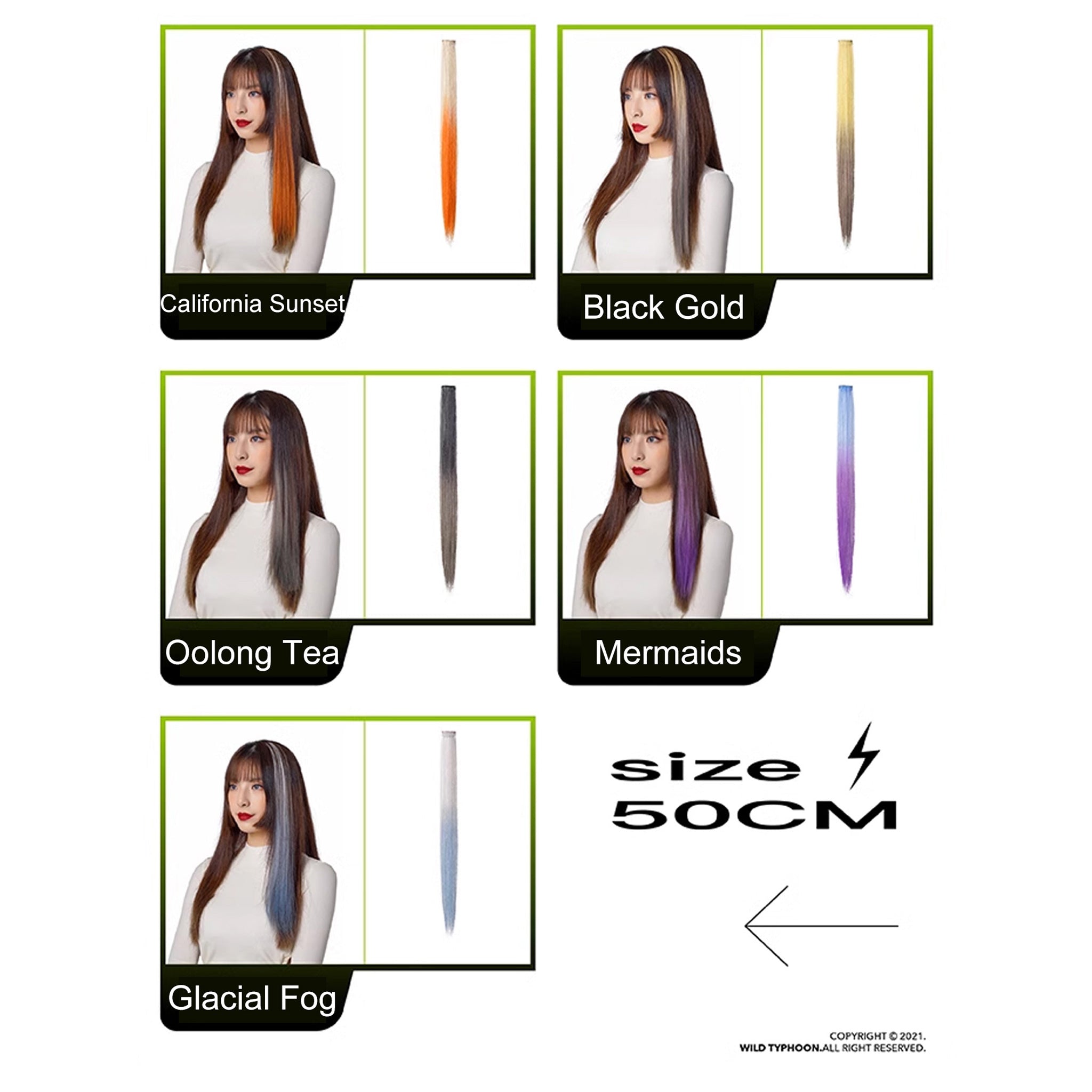 S REPUBLIC Color Wig Hair Piece