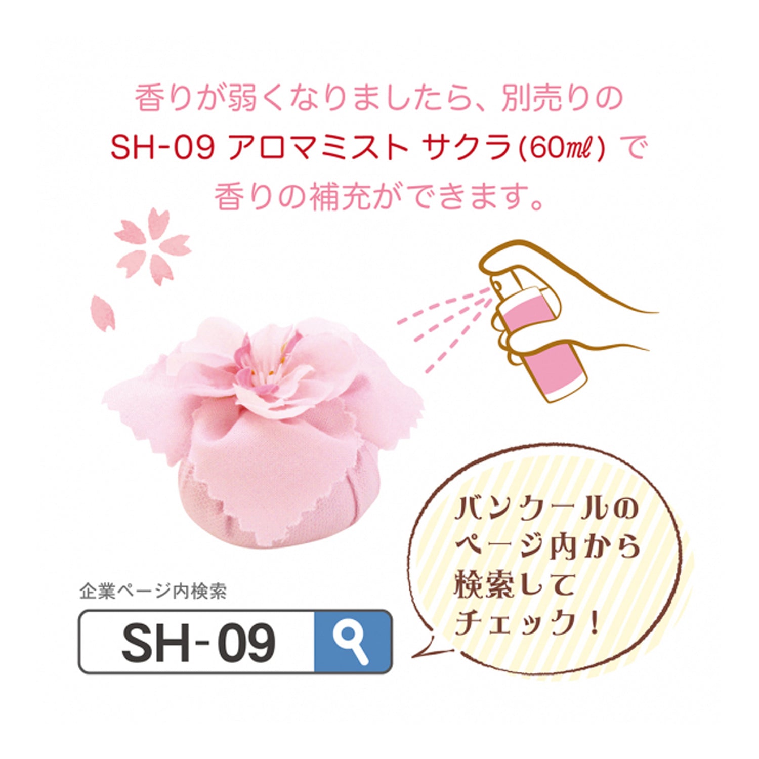 SAKURA hirari Aromatherapy Sakura