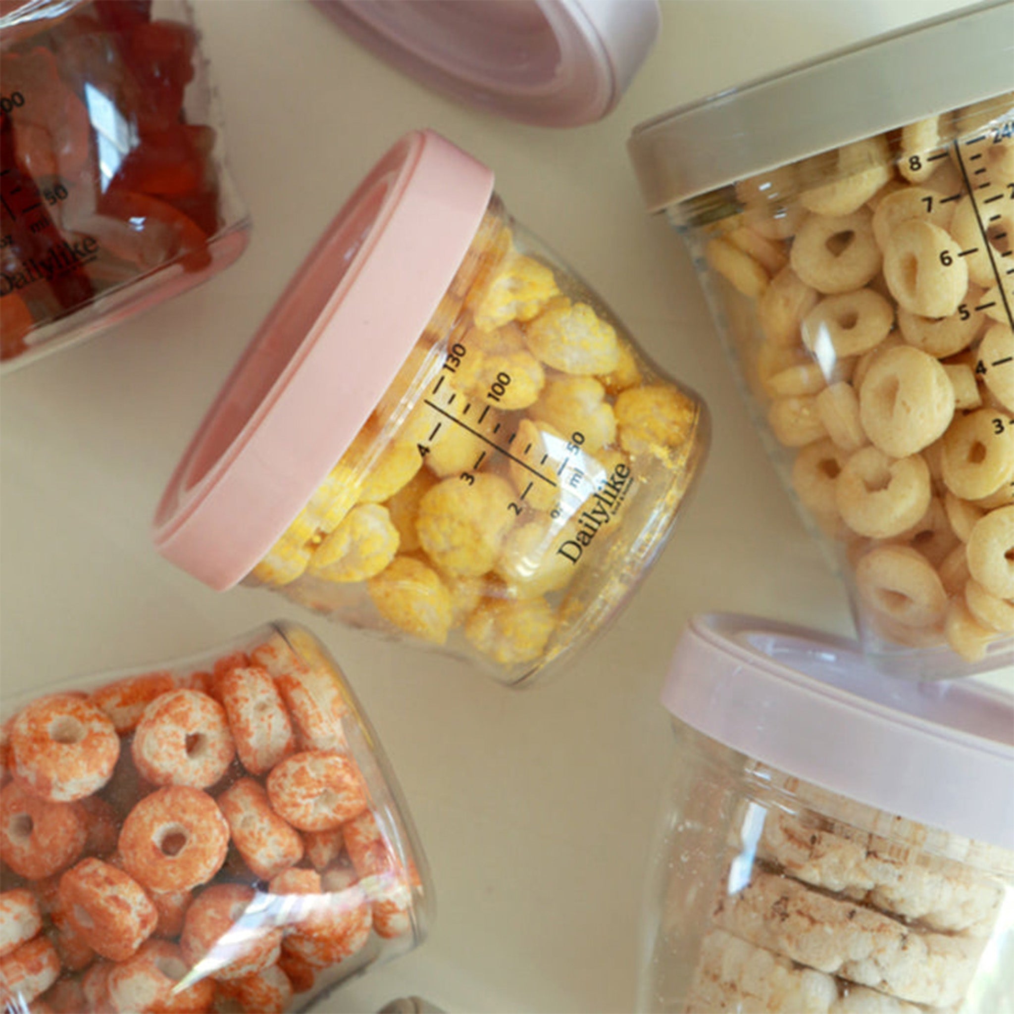 Dailylike BONBON Tritan Baby Food Storage Containers with Lids 180ml*3