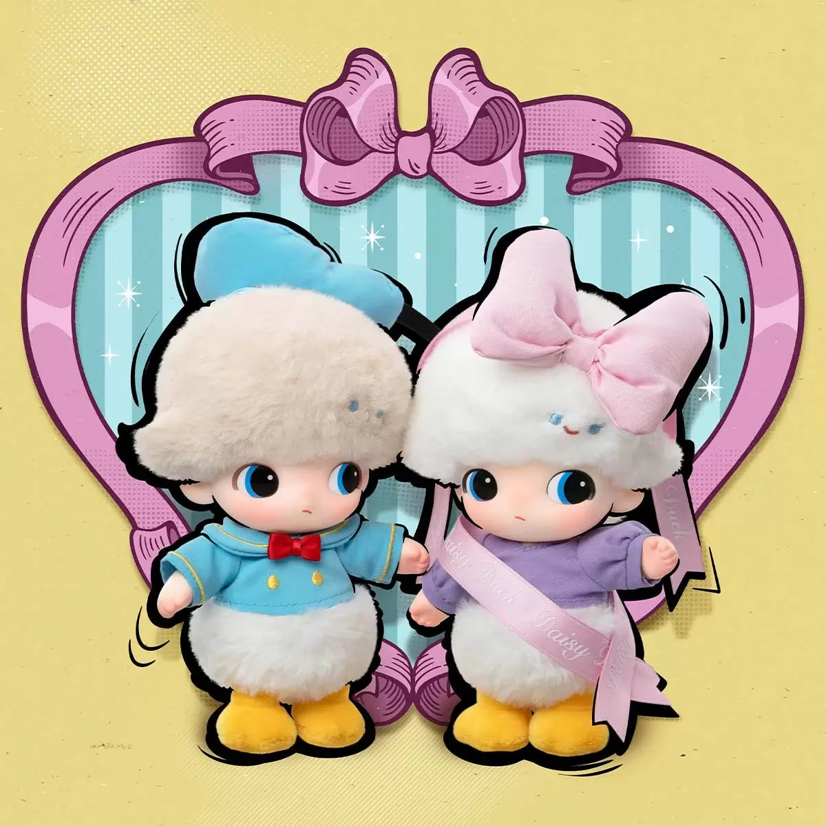 DIMOO WORLD × DISNEY Series-Vinyl Plush Keychain Blind Box 1pc