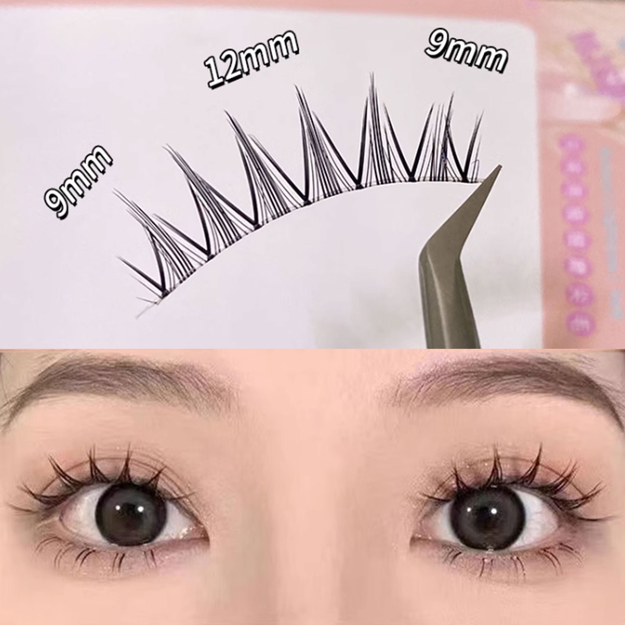 MJSP Cat Ear False Eyelashes MH08 1set