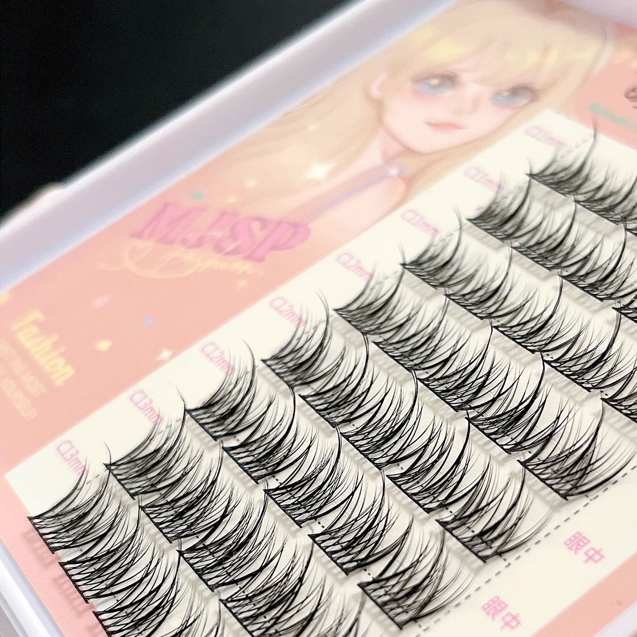 MJSP Natural Handmade false Eyelash