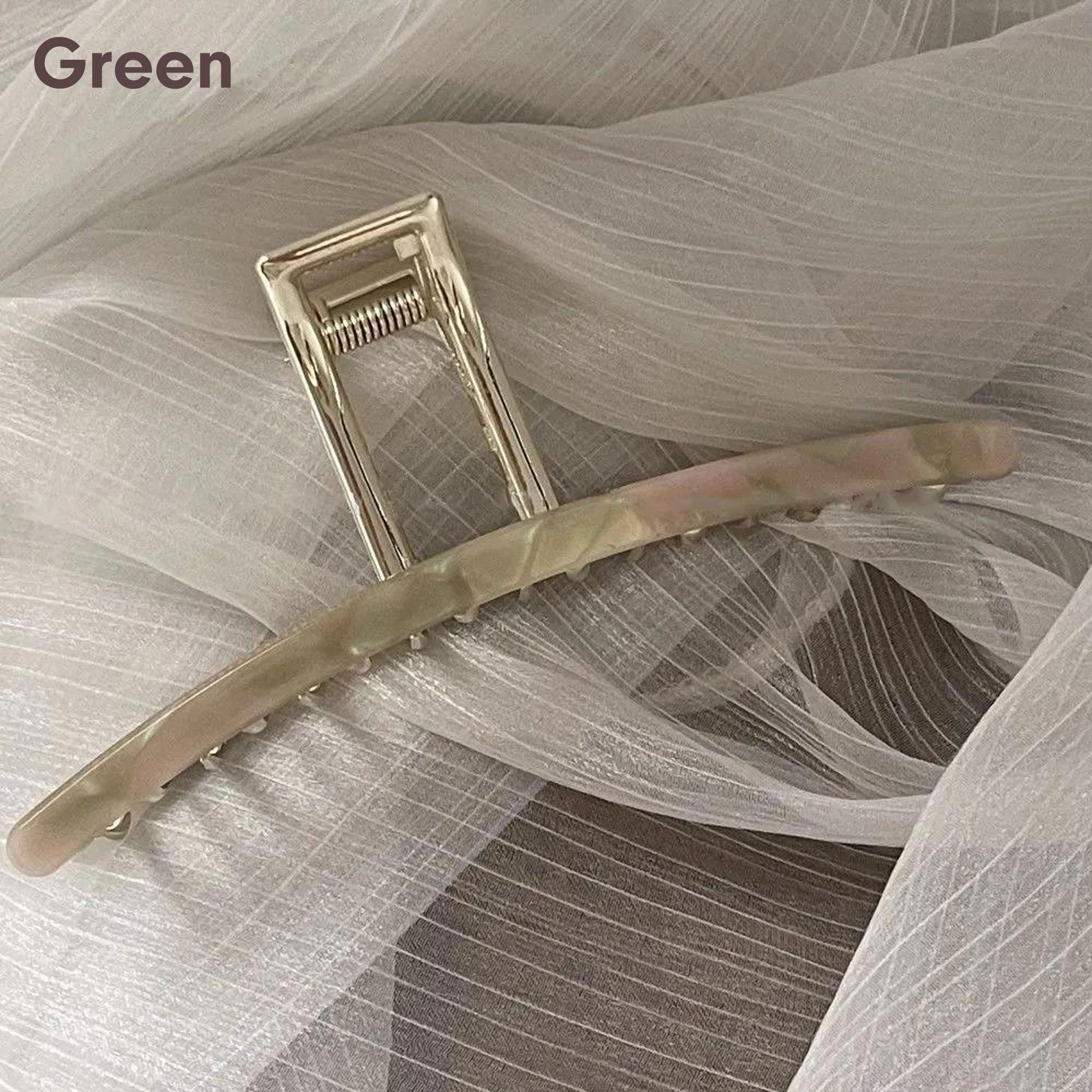 Patterned Alloy Shark Clip