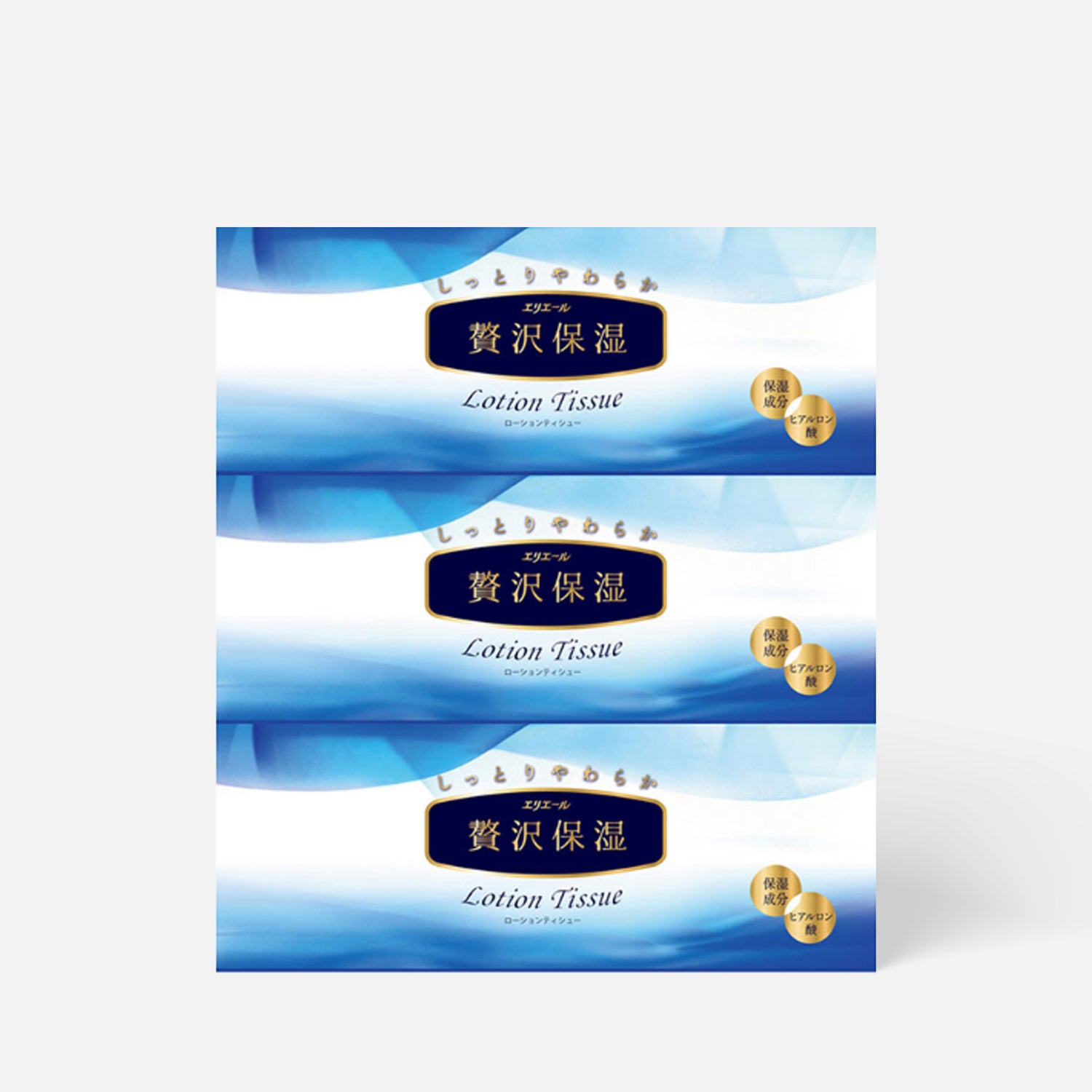 elleair Luxury Moisturizing Lotion Tissue 3 Boxes