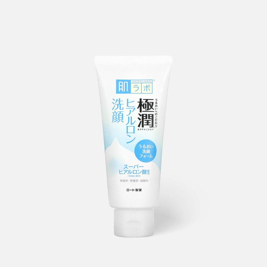 ROHTO Hada Labo Gokujyun Hyaluronic Face Wash 100ml