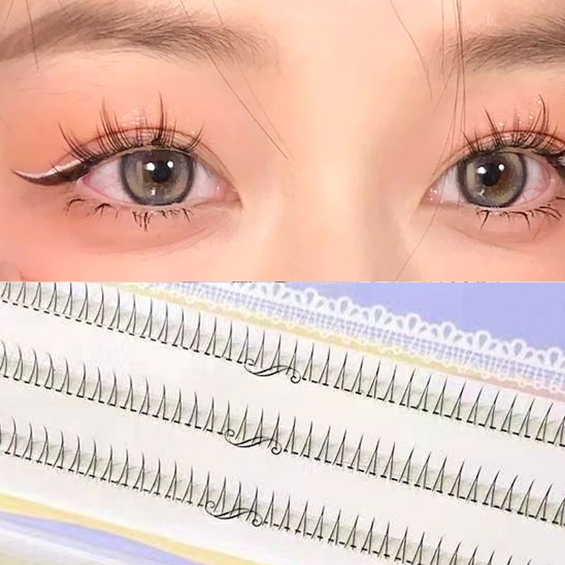 MJSP V-Type Segmented Lower Eyelash Mixed Pack