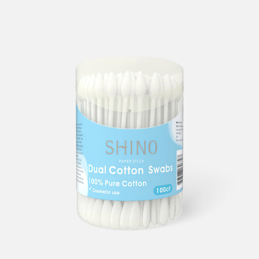 SHINO Dual 100% Organic Cotton Swabs