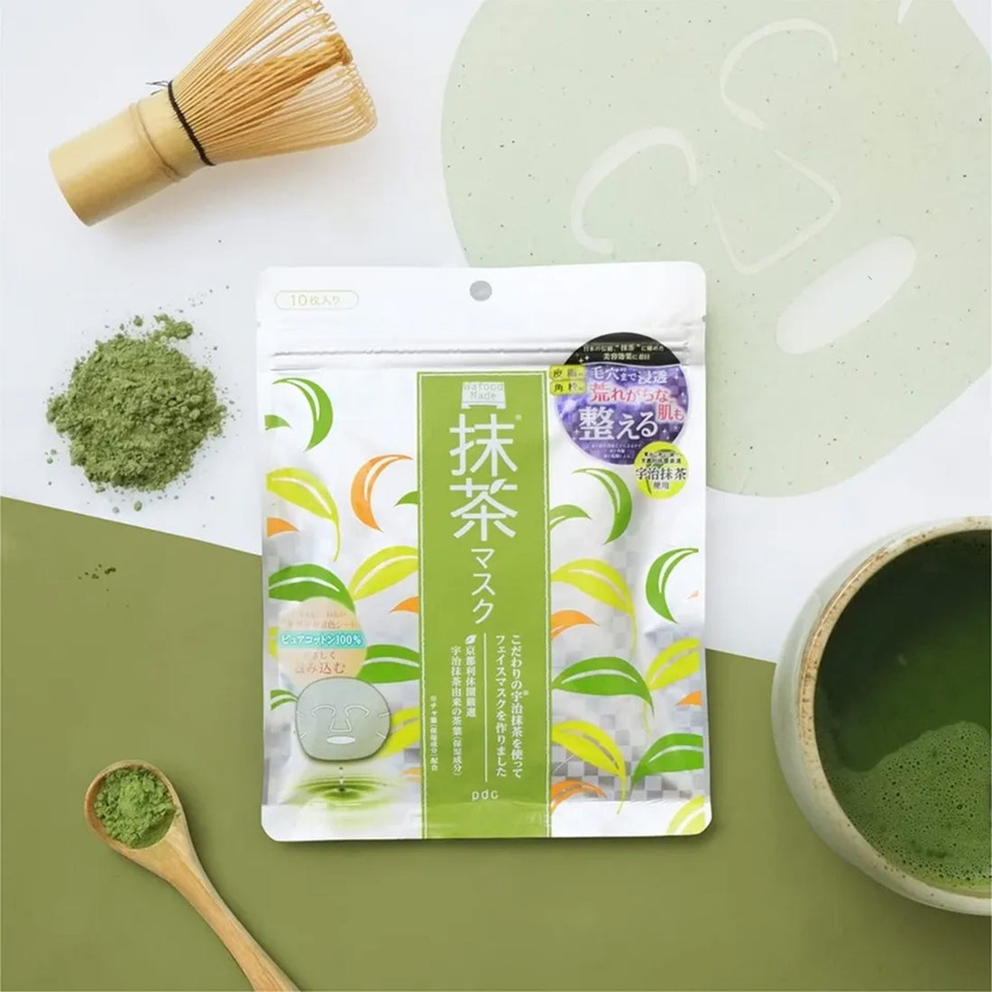 PDC Wafood made uji matcha mask