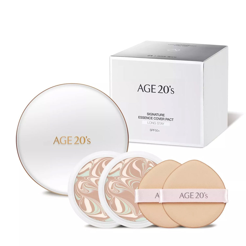 AGE 20'S 精华遮瑕粉饼 持久美白 14g*2