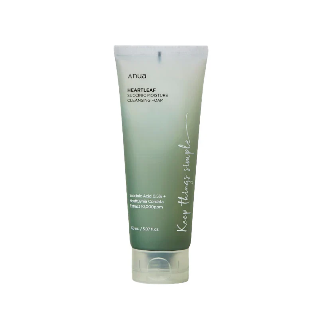 Anua Heartleaf Succinic Moisture Cleansing Foam 150ml