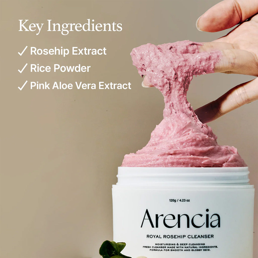 Arencia Fresh Royal Rosehip Mochi 洁面乳 120 克