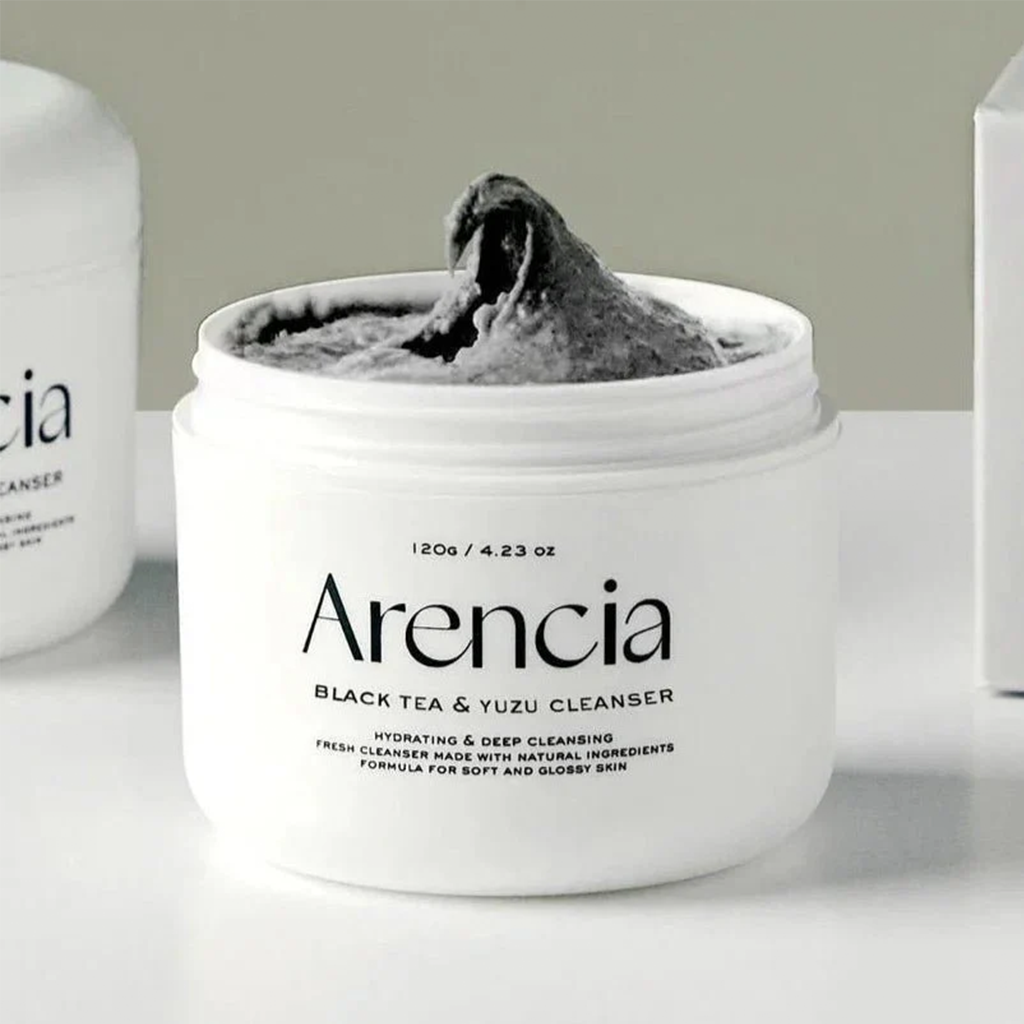 ARENCIA Black Tea &amp; Yuzu Cleanser 120g