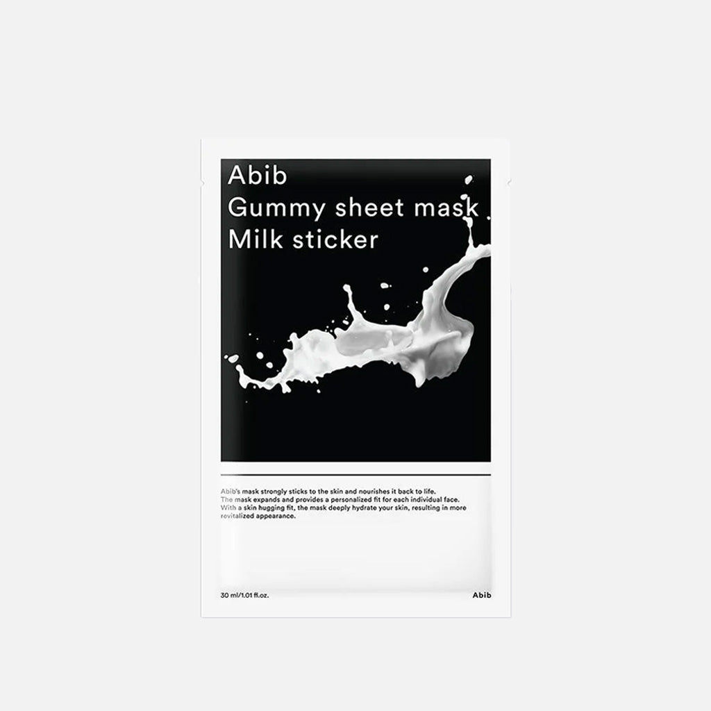 Abib Gummy Sheet Mask Pack Milk Sticker 10pcs