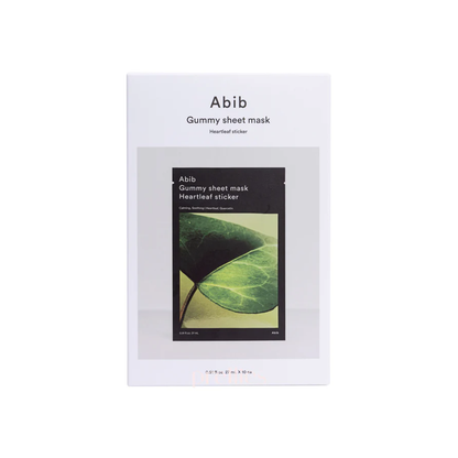 Abib Gummy 面膜纸 心叶贴纸 10 片