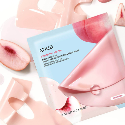 Anua Peach 70+ NIACIN Collagen Mask 4 pcs