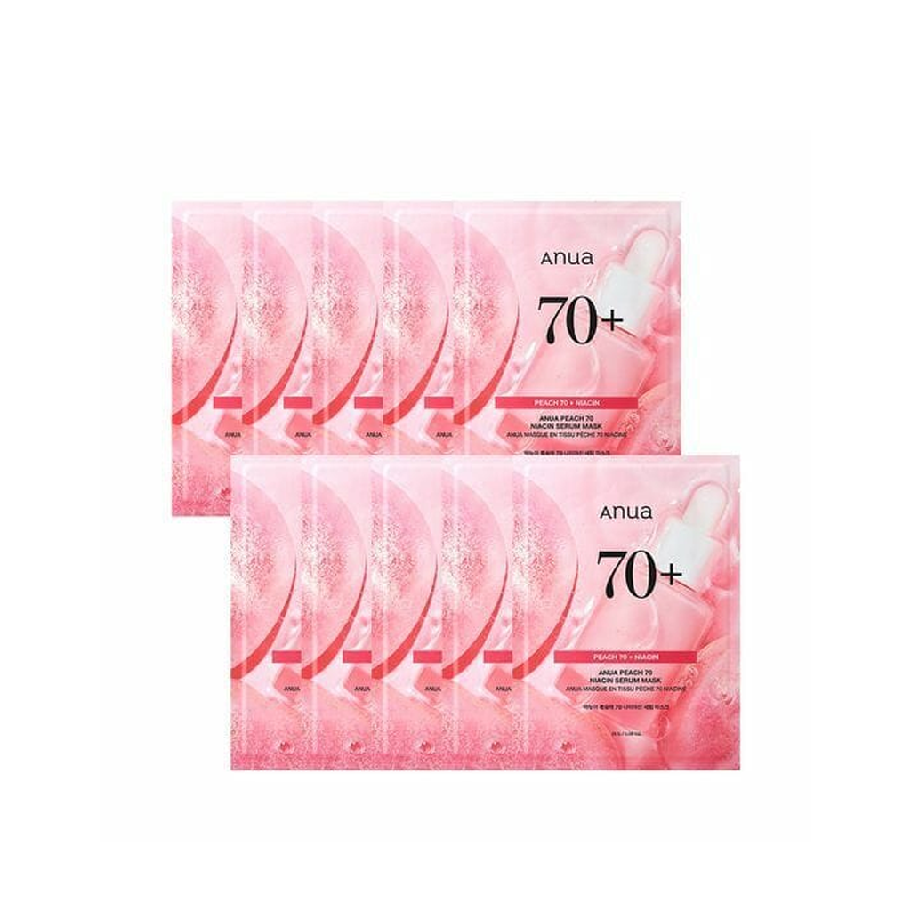 Anua Peach 70 Niacin Serum Mask 10 pcs