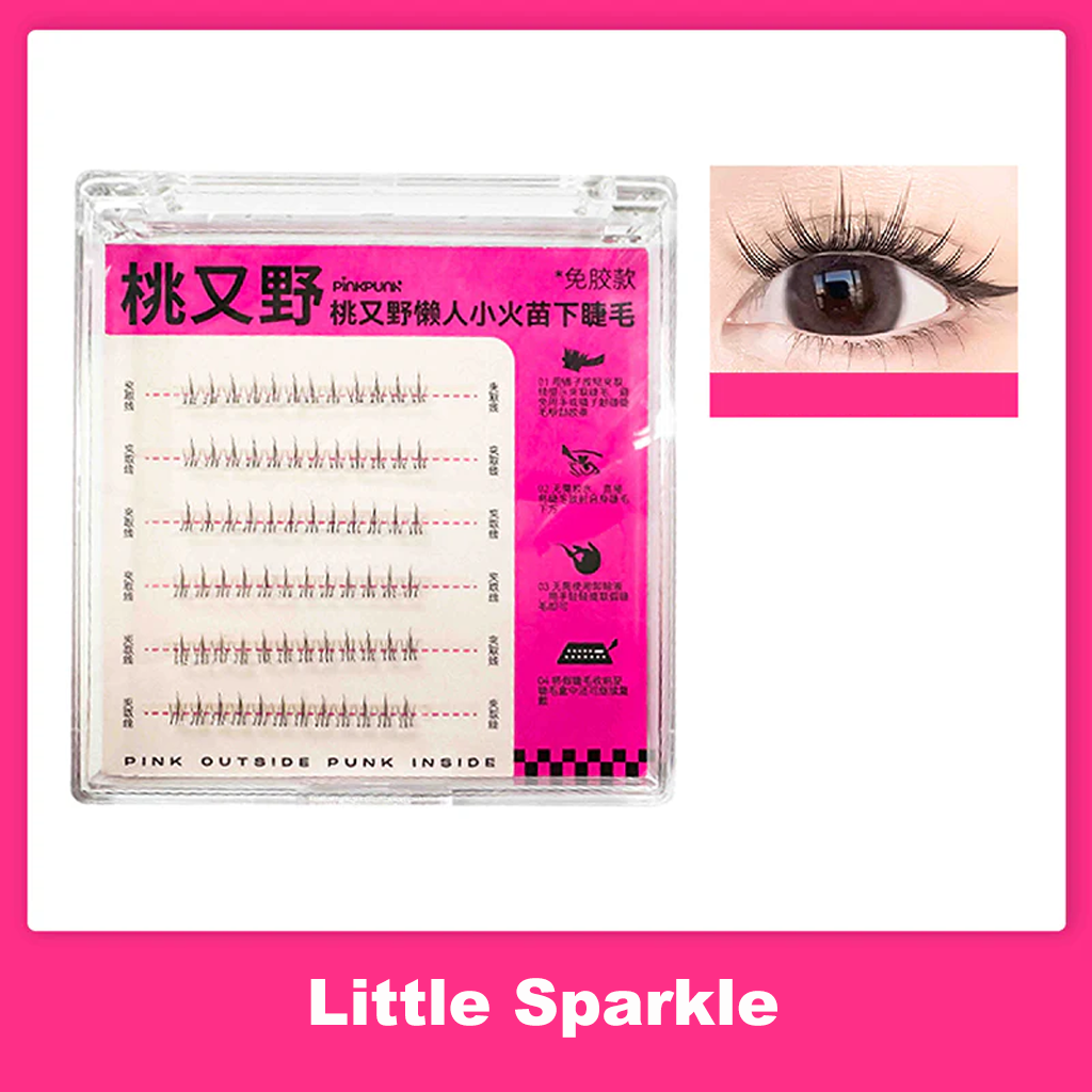 PinkPunk Arrebol Glue-Free Lower False Eyelashes
