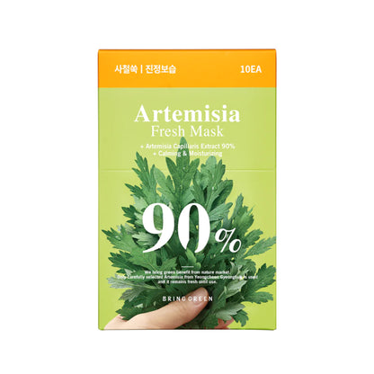 BRING GREEN 青蒿90%清新面膜 10pcs