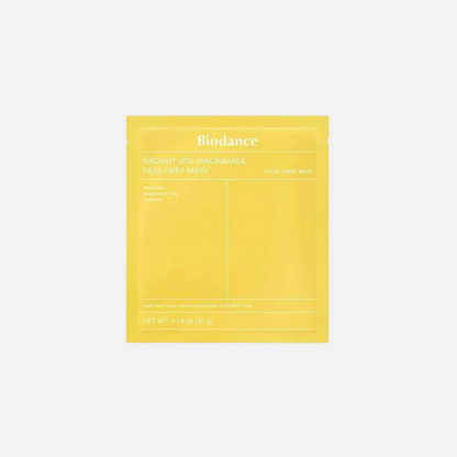Biodance Radiant Vita Niacinamide Real Deep Mask 1pc