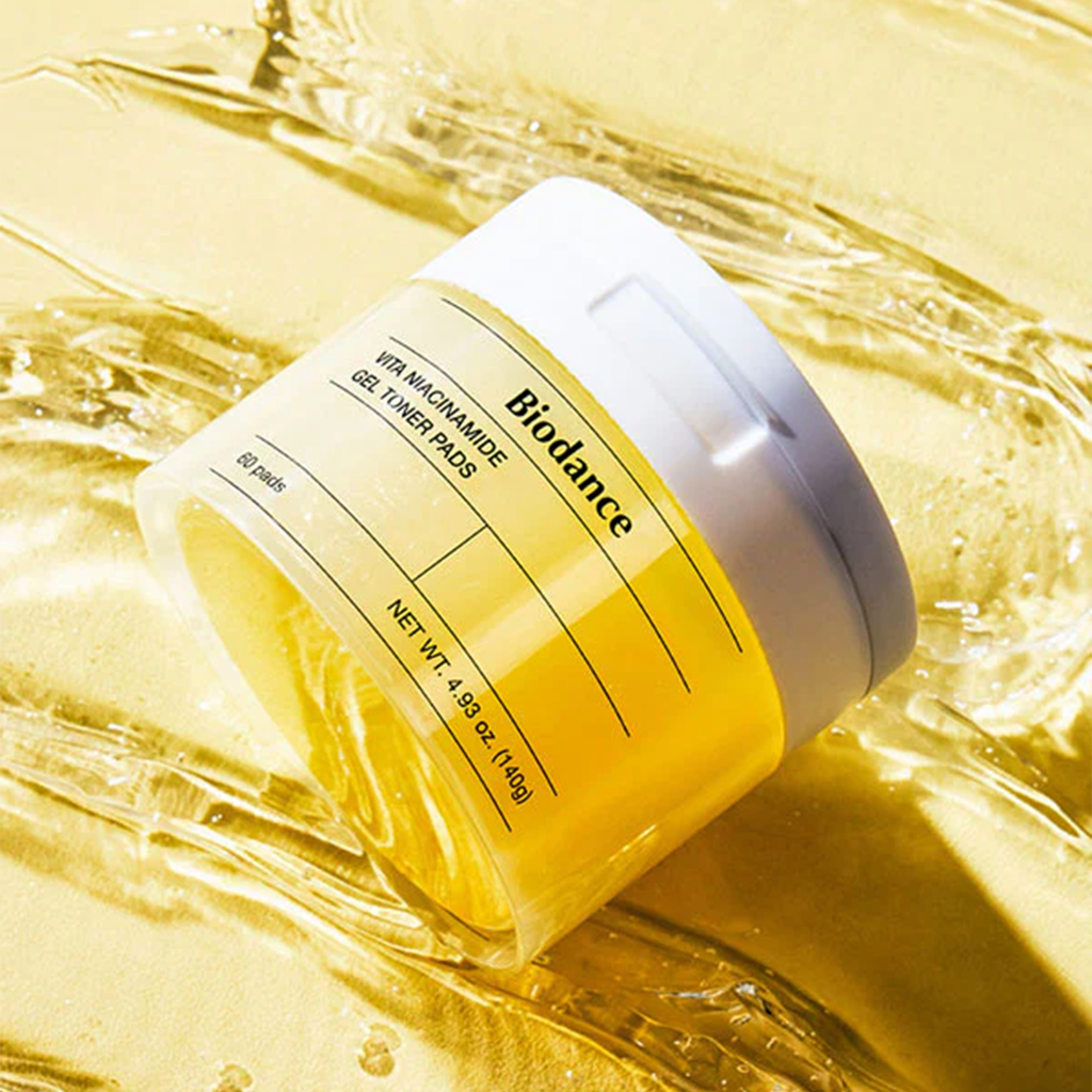 Biodance Vita Niacinamide Gel Toner Pad 60pads