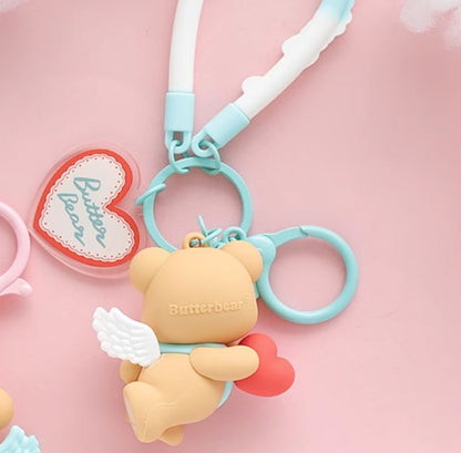 Butter Bear Series Bracelet Keychain