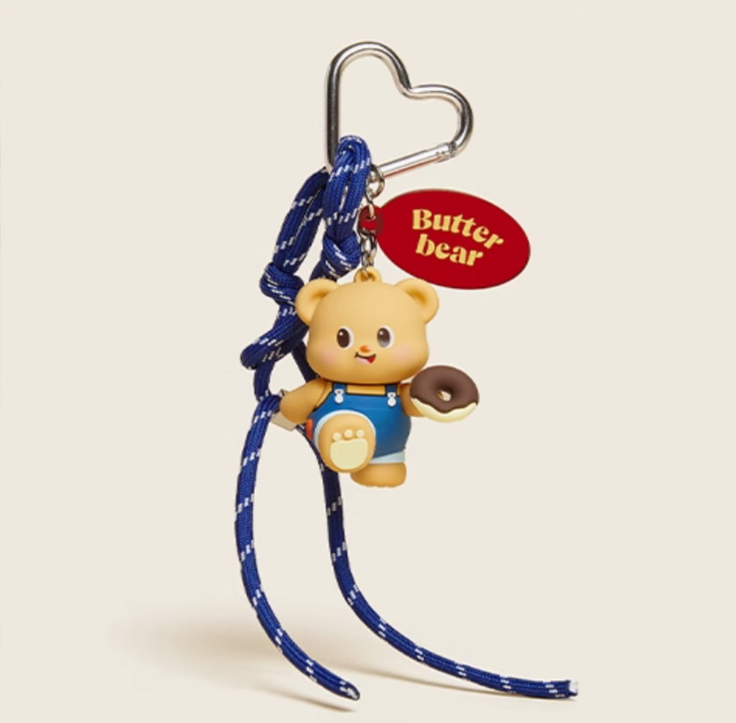 Butter Bear Series Bracelet Keychain