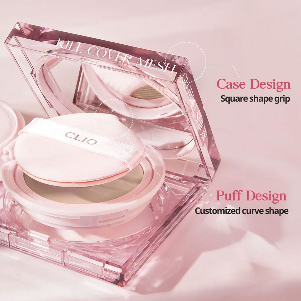 CLIO Kill Cover Mesh Glow Cushion Set+Refill 15g+15g