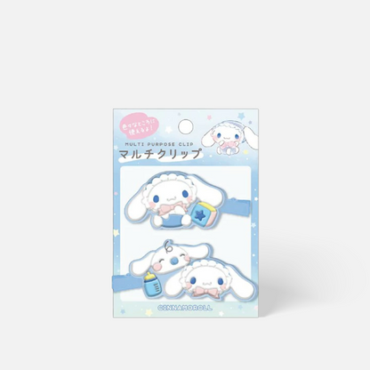 CRUX Sanrio Rubber Hair Clip Set 2 pcs