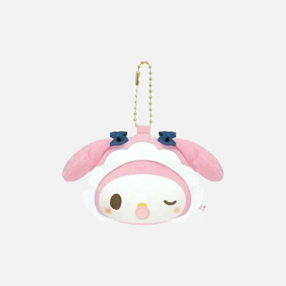 CRUX Sanrio plushie stuffed Mirror Keychain Sanrio x Baby 1 pc