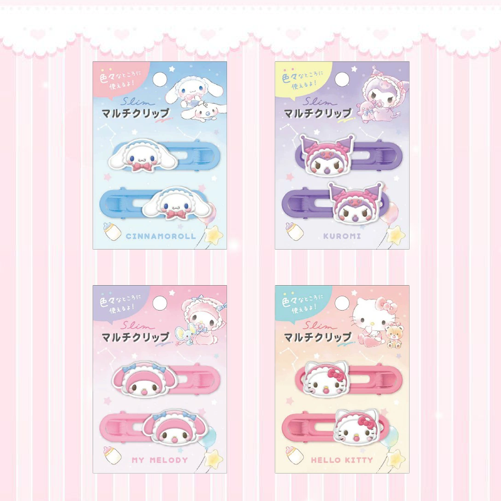 CRUX Sanrio slim multi clip 2 pcs