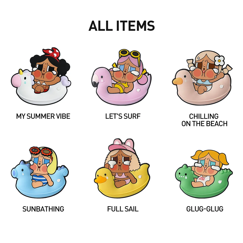 CRYBABY Vacation Mode On Series-Fridge Magnet Blind Box