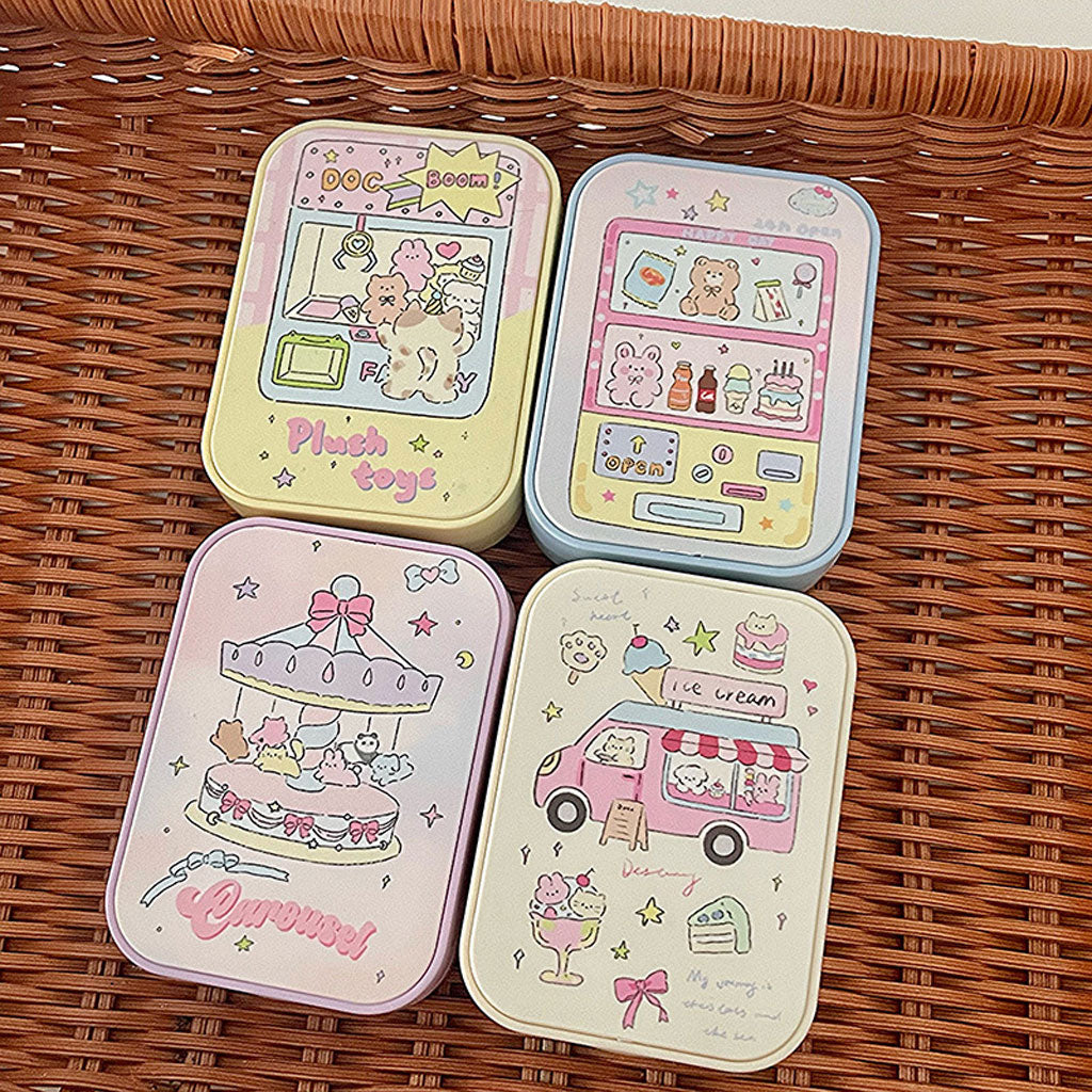 Cartoon-style Contact Lens Companion Case 2Pairs