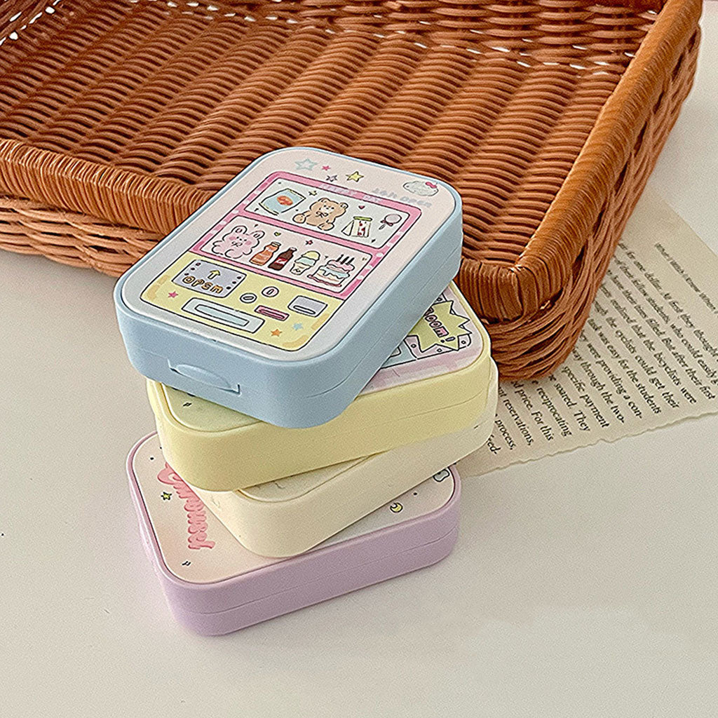 Cartoon-style Contact Lens Companion Case 2Pairs