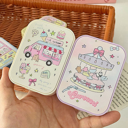 Cartoon-style Contact Lens Companion Case 2Pairs