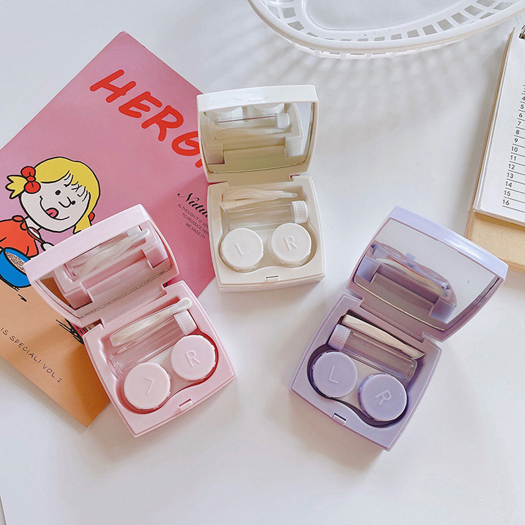 Cute Style Square Contact Lens Case