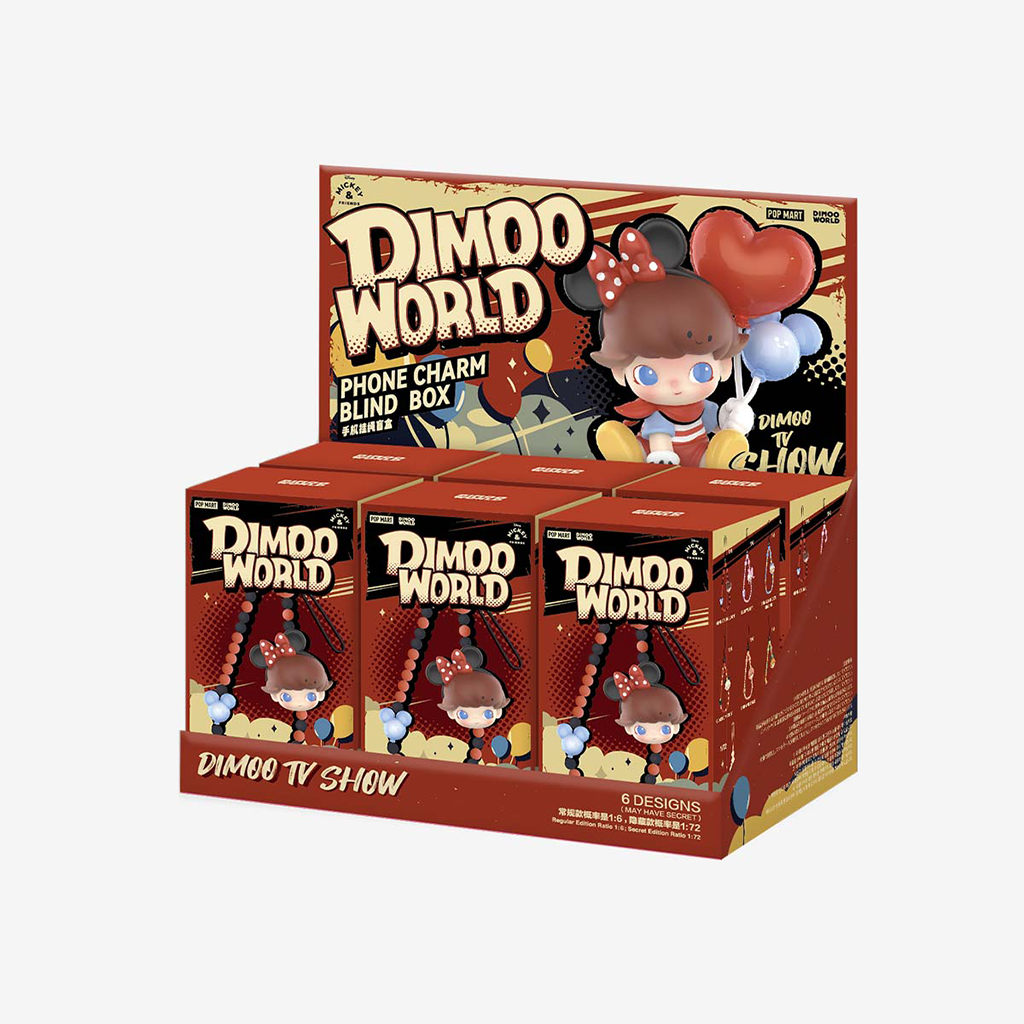 DIMOO WORLD × DISNEY Series-Phone Charm Blind Box