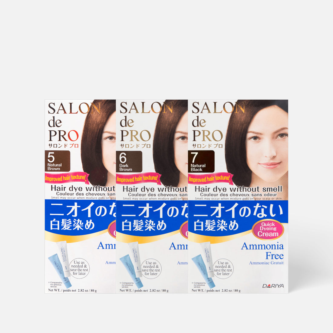 DARIYA Salon De Pro Ammonia Free Hair Dye Color Silk For Gray Hair