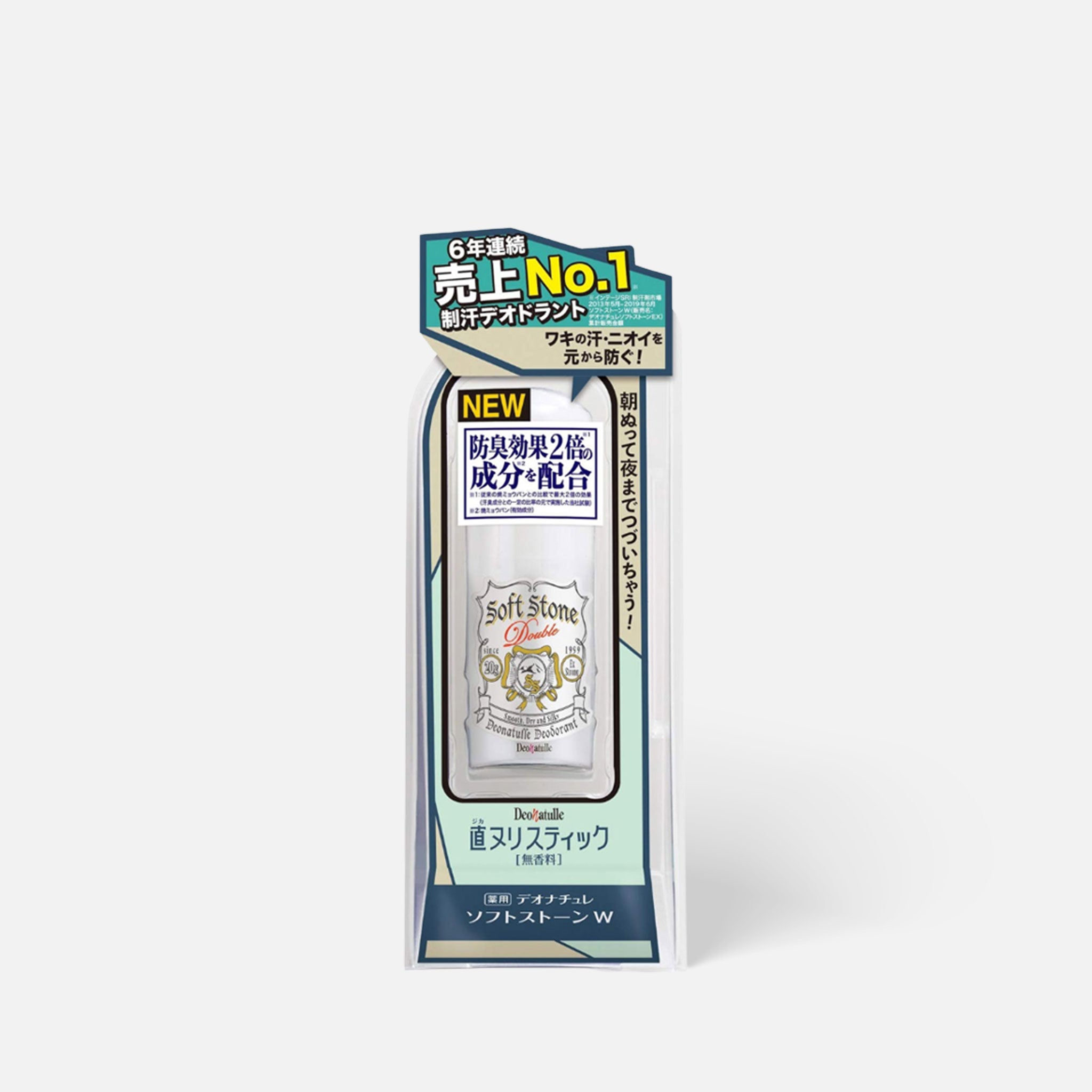 Deonatulle 除臭软石白色除臭剂和止汗棒 20g