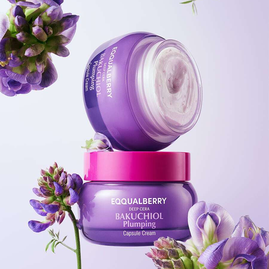 EQQUALBERRY Bakuchiol Plumping Capsule Cream 50ml