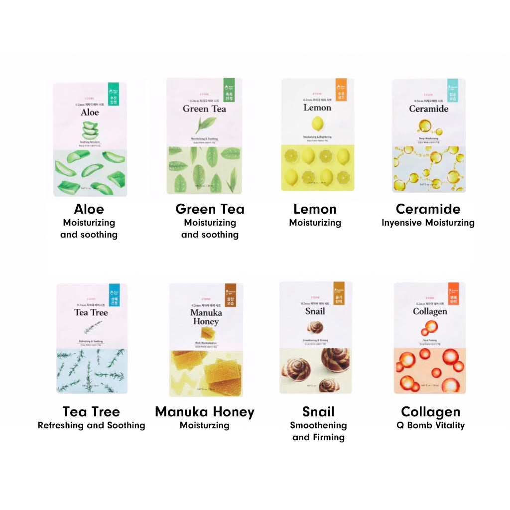 ETUDE 0.2mm肌蜜面膜系列 敏感肌适用 1 片