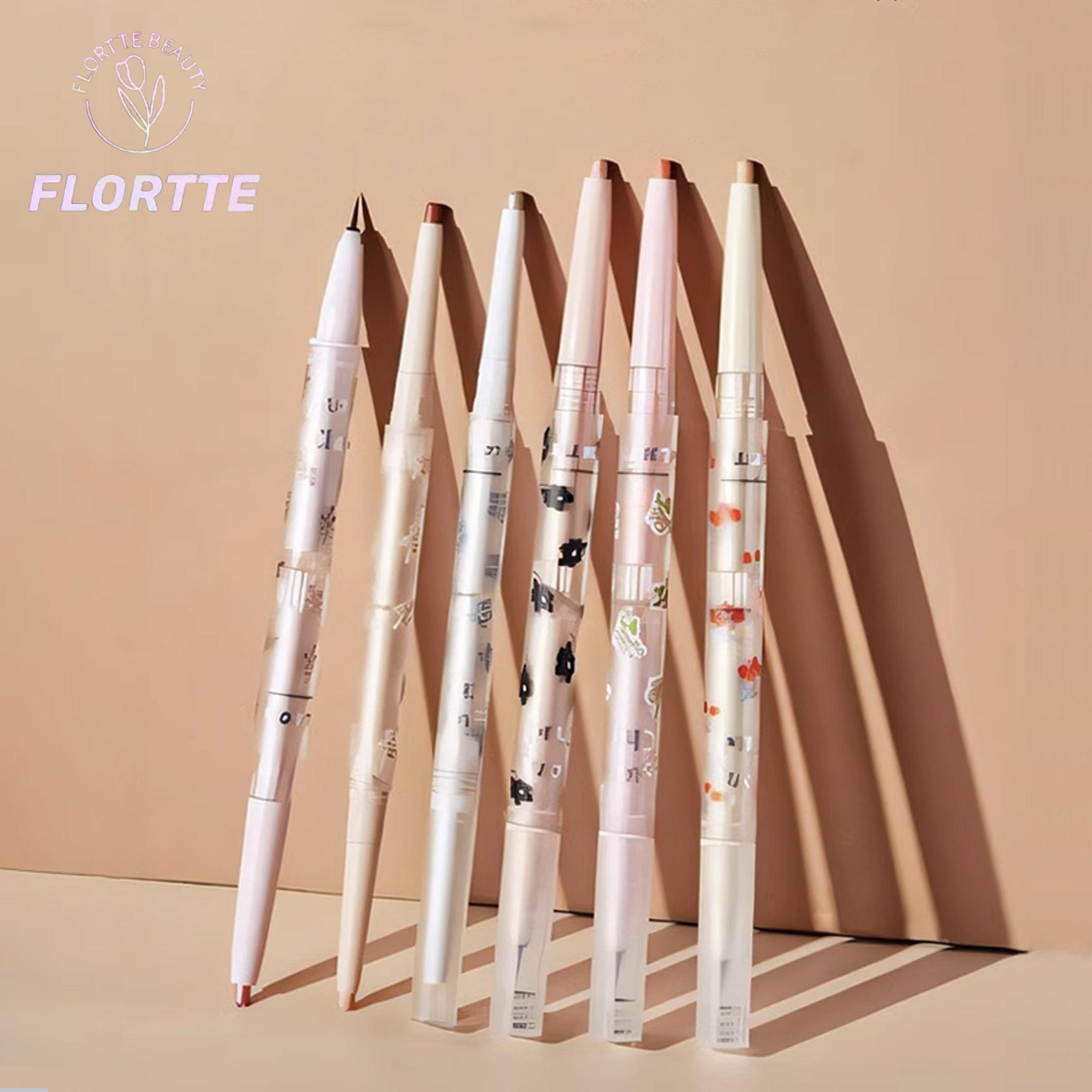 FLORTTE 花洛莉亚 初吻宝贝系列高光珠光提亮卧蚕双头卧蚕笔