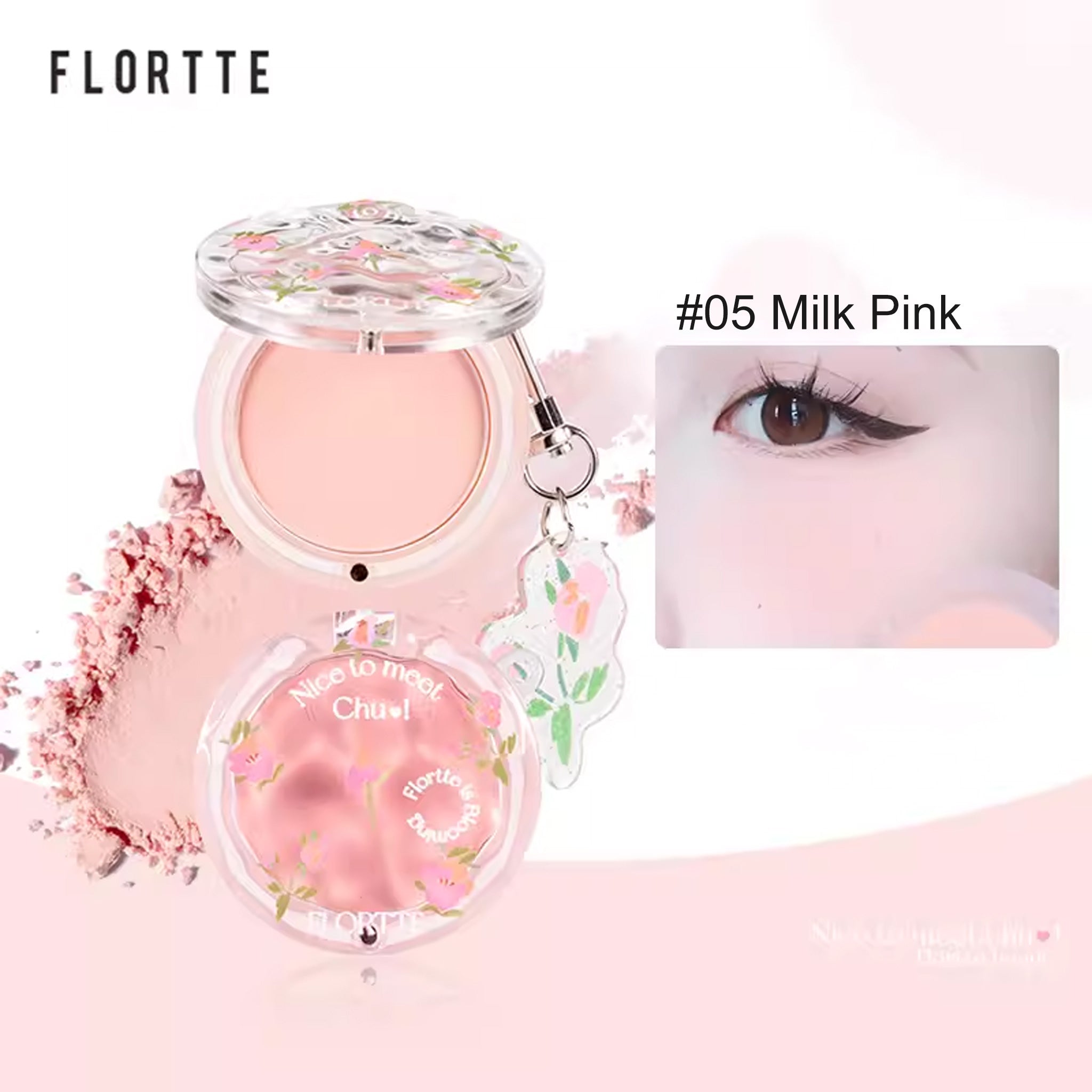 FLORTTE Nice to Meet Chu Blush Powder