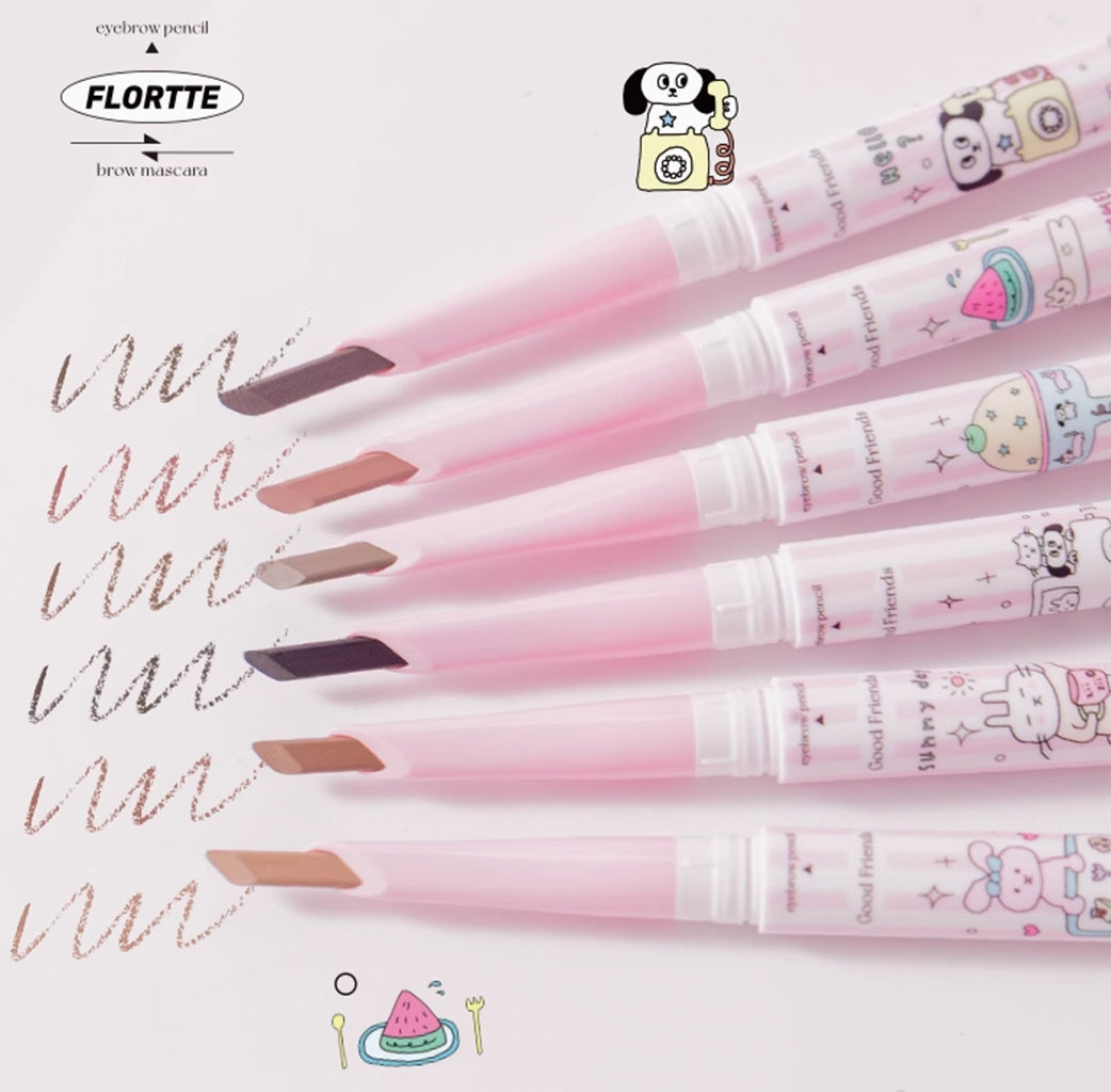 FLORTTE Good Friends Club Eyebrow Pencil &amp; Brow Mascara 1 g
