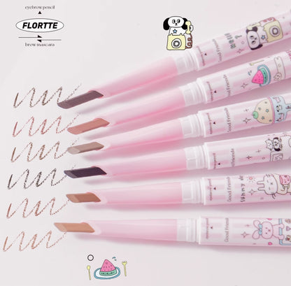FLORTTE Good Friends Club Eyebrow Pencil &amp; Brow Mascara 1 g
