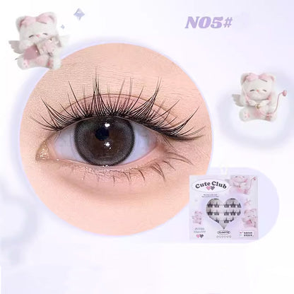 FLORTTE Self-Adhesive Glue Free False Eyelashes