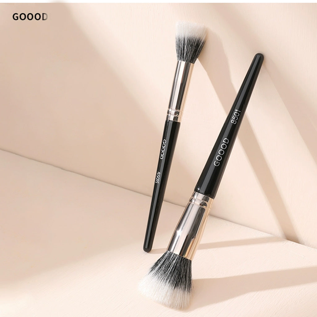 It is a luxurious, oversized brush designed for effortless application of blush, bronzer, and highlighter. 