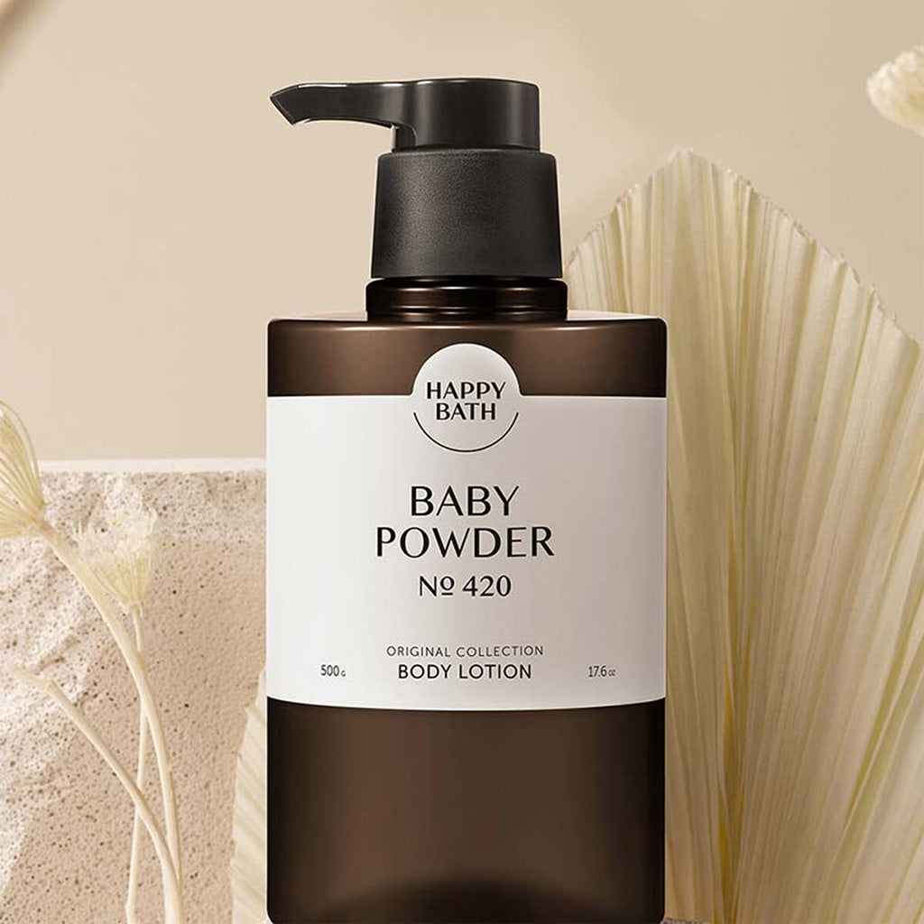 HAPPY BATH Baby Powder Body Lotion 500 ml