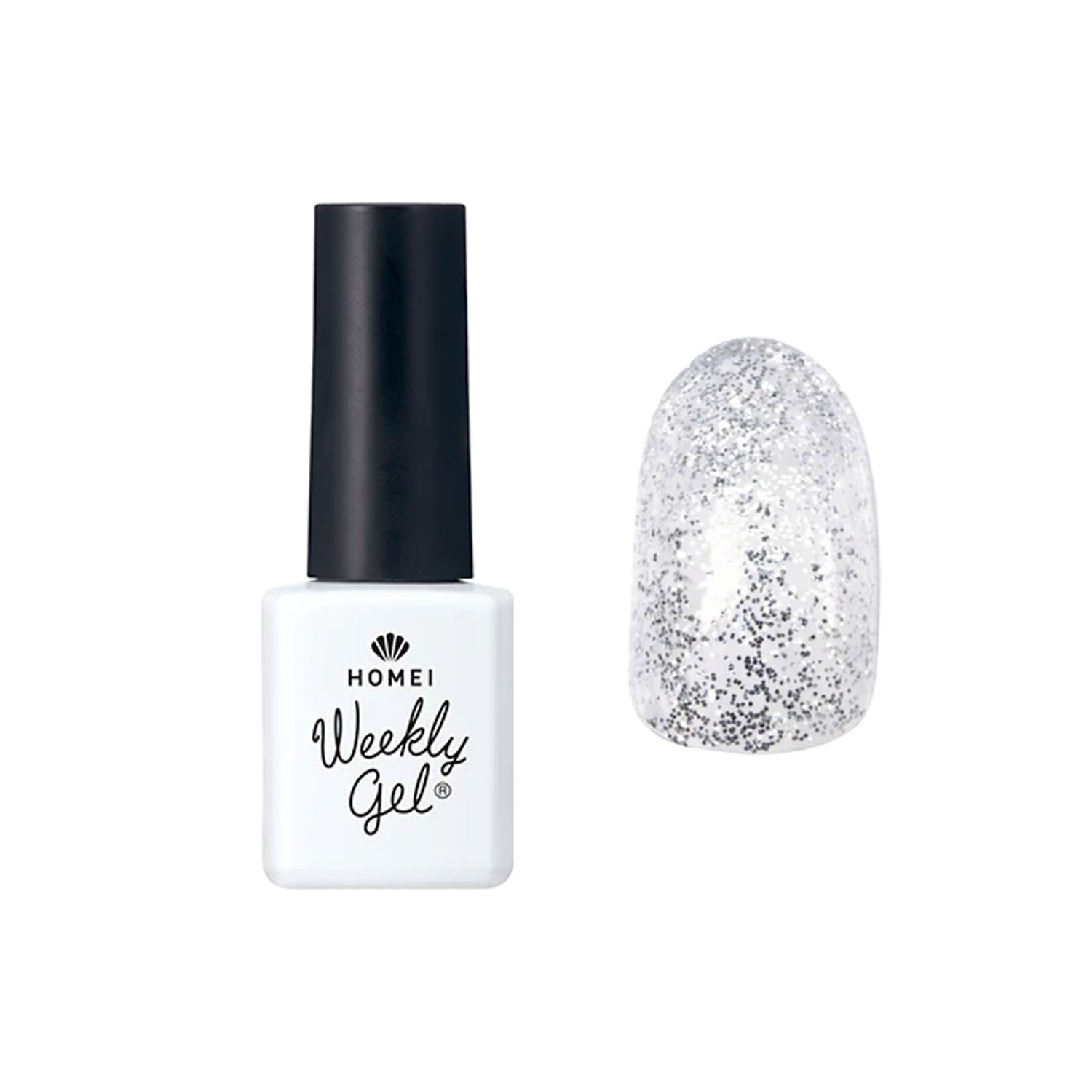 HOMEI weekly gel Sparkle Silver NE-8