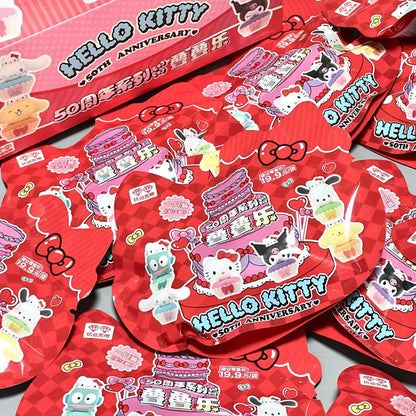 WANDIANWUXIAN Sanrio Characters Hello Kitty 50th Anniversary Series Mini Beans Blind Bag